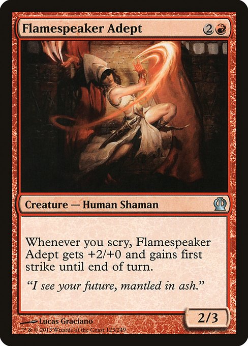 Flamespeaker Adept - Theros #123