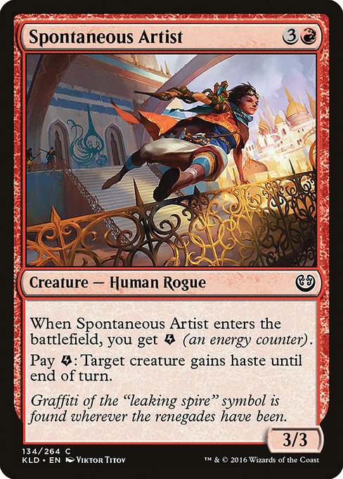 Spontaneous Artist - Kaladesh #134