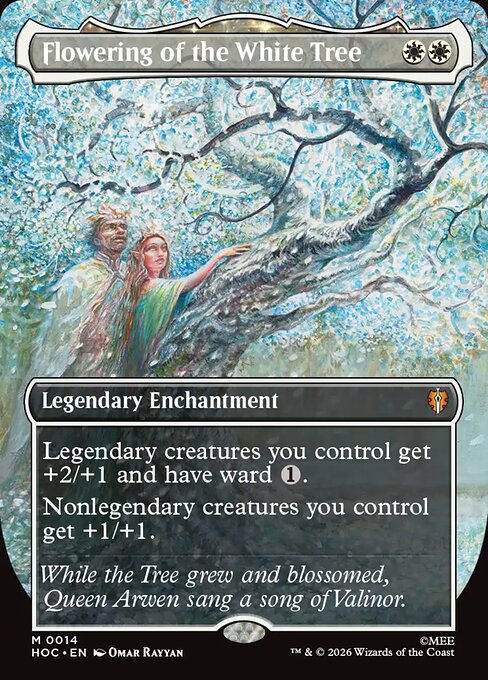 Flowering of the White Tree - The Hobbit Eternal #14 - Near Mint - Foil
