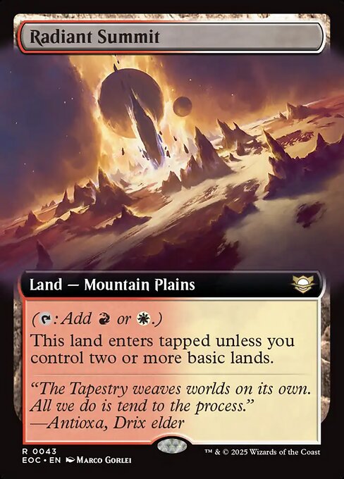 Radiant Summit - Edge of Eternities Commander #43