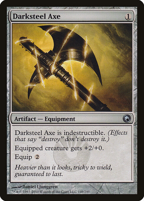 Darksteel Axe Scars of Mirrodin Magic: The Gathering card image