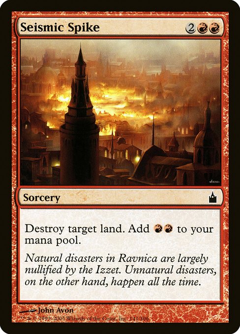 Seismic Spike - Ravnica: City of Guilds #141
