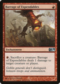 Barrage of Expendables Magic 2014 Magic: The Gathering card image