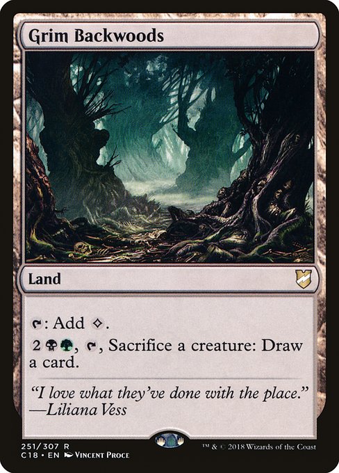 Grim Backwoods - Commander 2018 #251