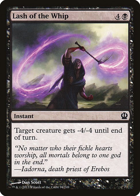 Lash of the Whip - Theros #94 Magic: The Gathering card image