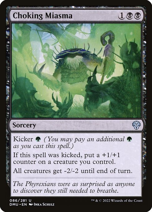 Choking Miasma - Dominaria United #86 Magic: The Gathering card image