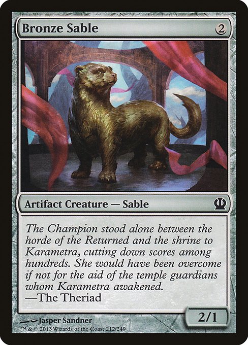 Bronze Sable - Theros #212