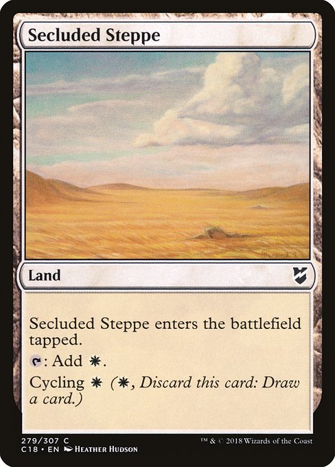 Secluded Steppe - Commander 2018 #279