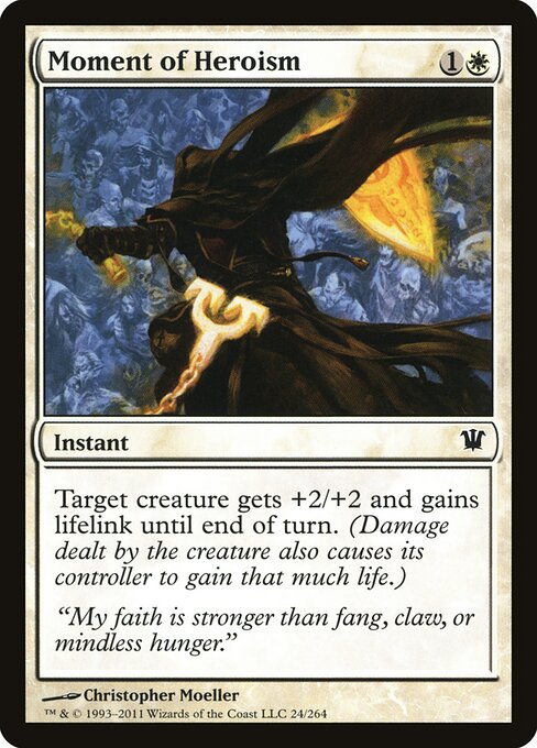 Moment of Heroism Innistrad Magic: The Gathering card image