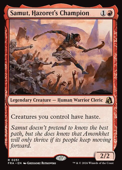 Samut, Hazoret's Champion - Reality Fracture - Foil