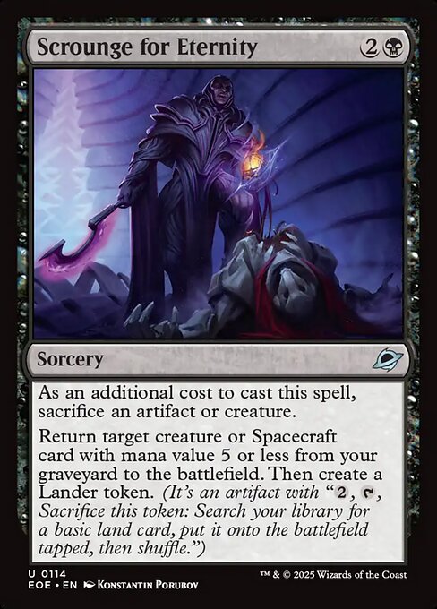 Scrounge for Eternity - Edge of Eternities #114