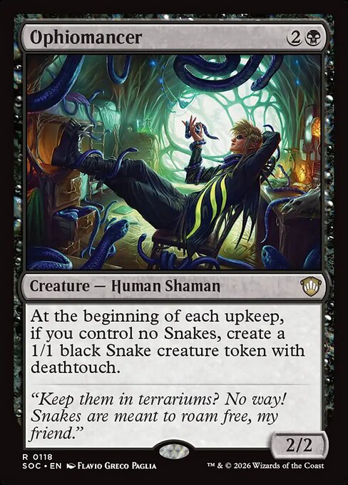 Ophiomancer - Secrets of Strixhaven Commander #118
