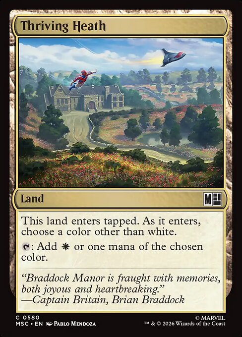Thriving Heath Marvel Super Heroes Commander Magic: The Gathering card image