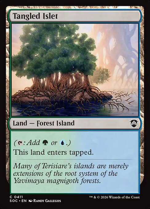 Tangled Islet - Secrets of Strixhaven Commander #411