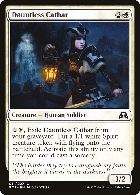 Dauntless Cathar - Shadows over Innistrad #11