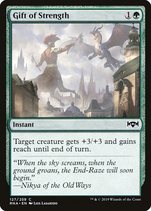 Gift of Strength - Ravnica Allegiance #127