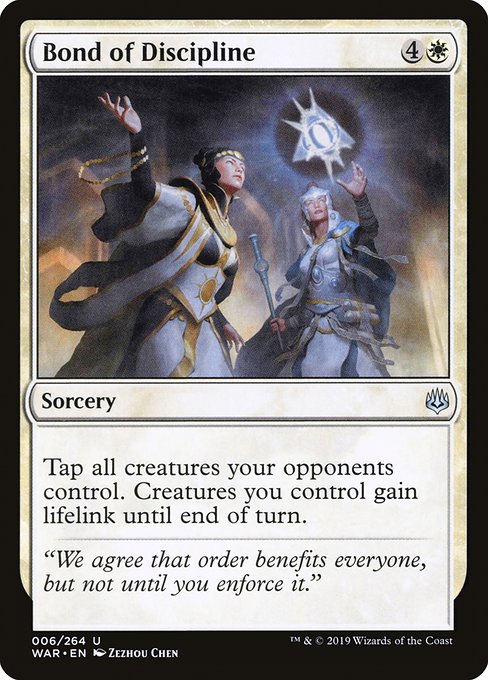 Bond of Discipline - War of the Spark #6