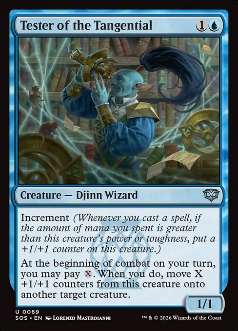 Tester of the Tangential - Secrets of Strixhaven #69 Magic: The Gathering card image