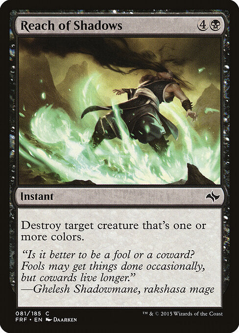 Reach of Shadows Fate Reforged Magic: The Gathering card image