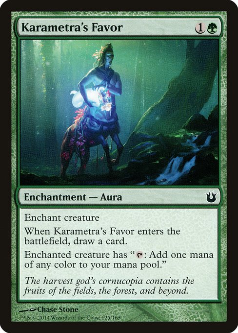 Karametra's Favor - Born of the Gods #125