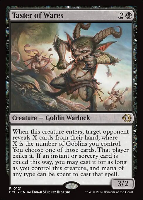 Taster of Wares Lorwyn Eclipsed Magic: The Gathering card image