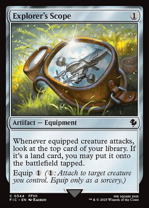 Explorer's Scope Final Fantasy Commander Magic: The Gathering card image