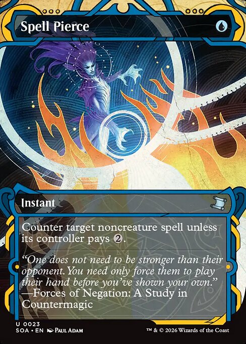 Spell Pierce - Secrets of Strixhaven Mystical Archive #23 Magic: The Gathering card image