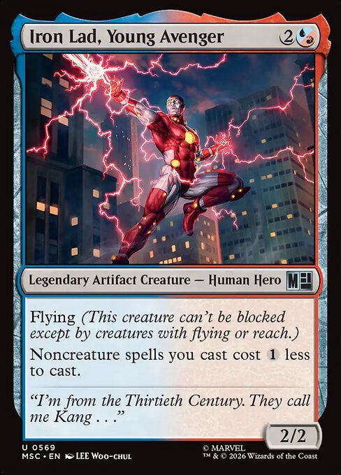 Iron Lad, Young Avenger Marvel Super Heroes Commander Magic: The Gathering card image