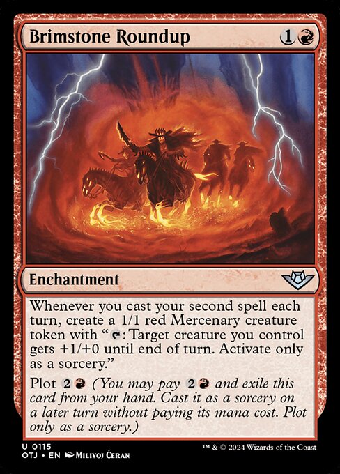 Brimstone Roundup Outlaws of Thunder Junction Magic: The Gathering card image