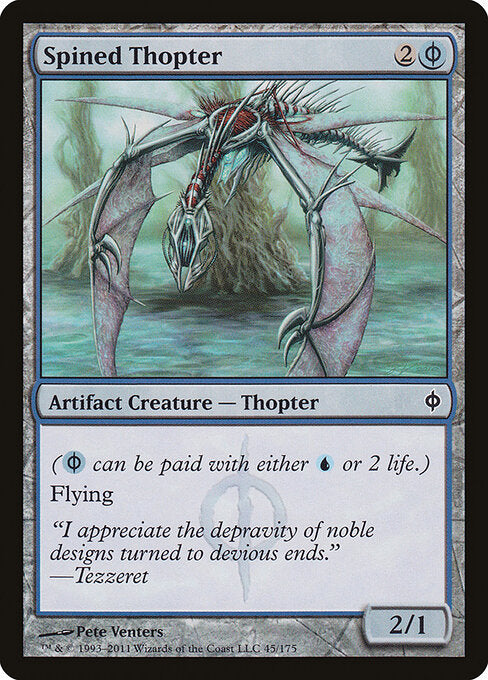 Spined Thopter New Phyrexia Magic: The Gathering card image