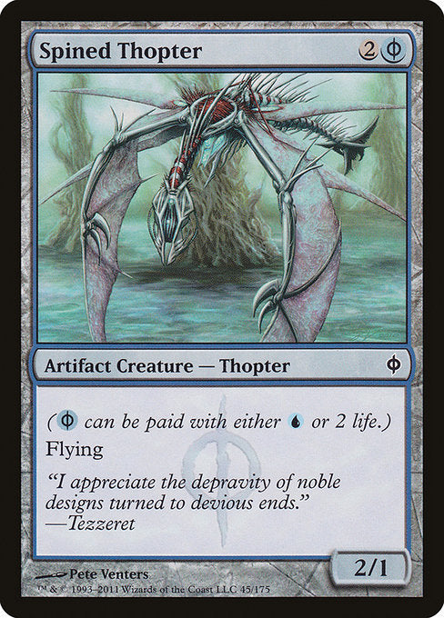 Spined Thopter - New Phyrexia #45 Magic: The Gathering card image