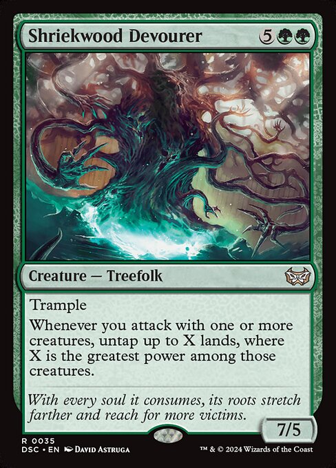 Shriekwood Devourer - Duskmourn: House of Horror Commander #35