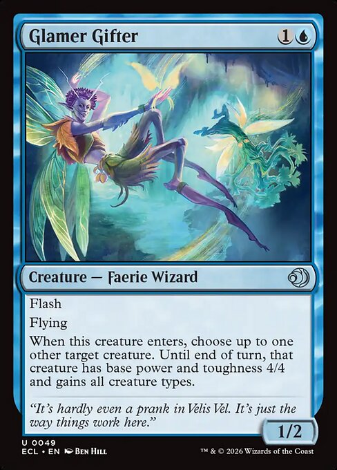 Glamer Gifter - Lorwyn Eclipsed #49 Magic: The Gathering card image