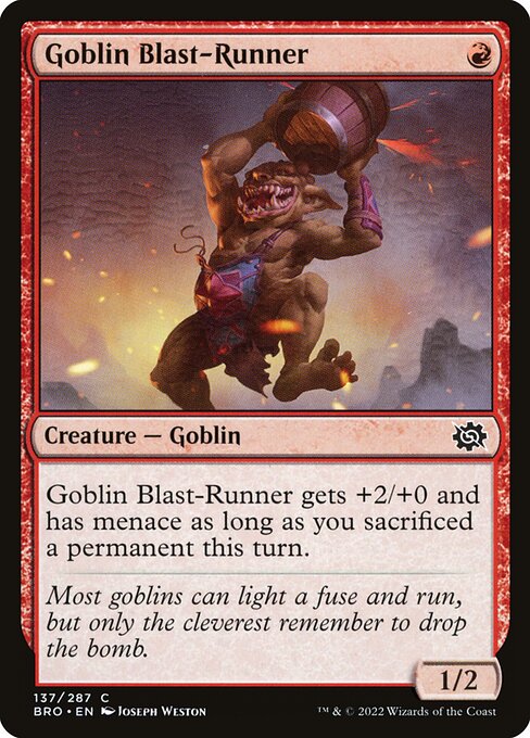 Goblin Blast-Runner - The Brothers' War #137