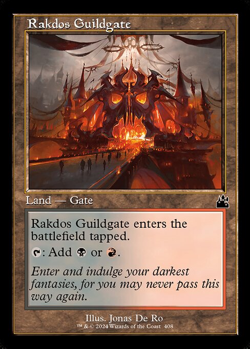 Rakdos Guildgate - Ravnica Remastered #408