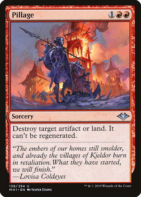 Pillage - Modern Horizons #139