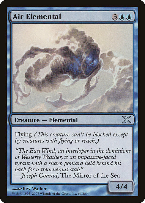 Air Elemental - Tenth Edition #64