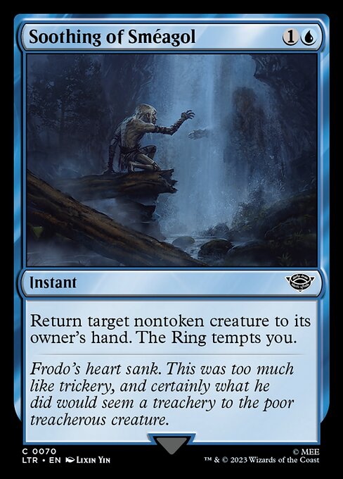 Soothing of Sm√©agol The Lord of the Rings: Tales of Middle-earth Magic: The Gathering card image