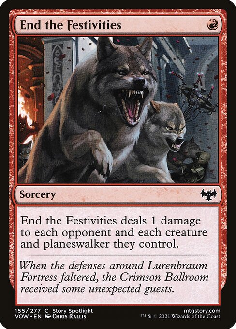 End the Festivities - Innistrad: Crimson Vow #155