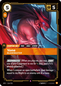 Yone, Blademaster Riftbound card image