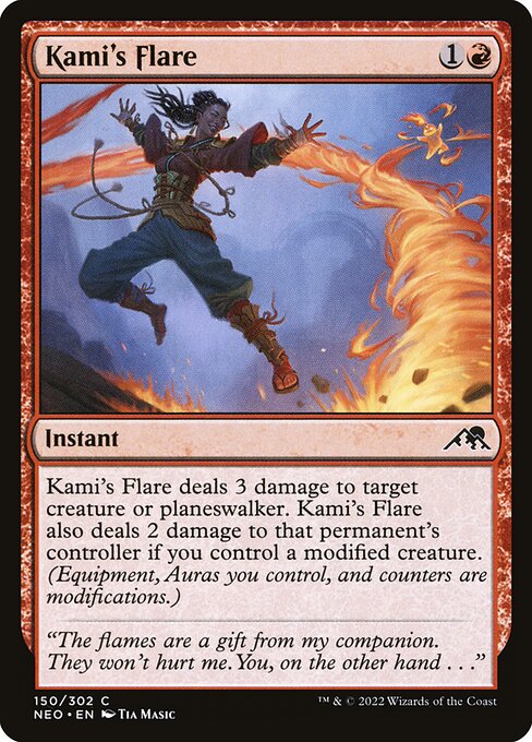 Kami's Flare - Kamigawa: Neon Dynasty #150