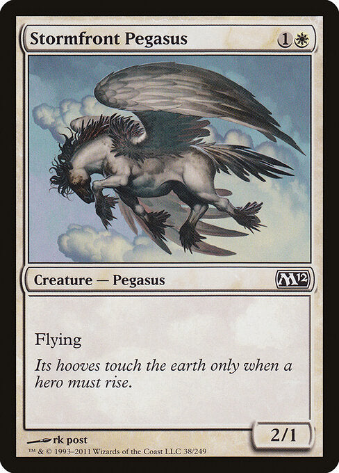Stormfront Pegasus Magic 2012 Magic: The Gathering card image