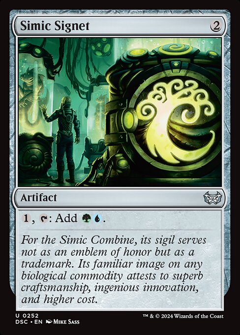 Simic Signet - Duskmourn: House of Horror Commander #252
