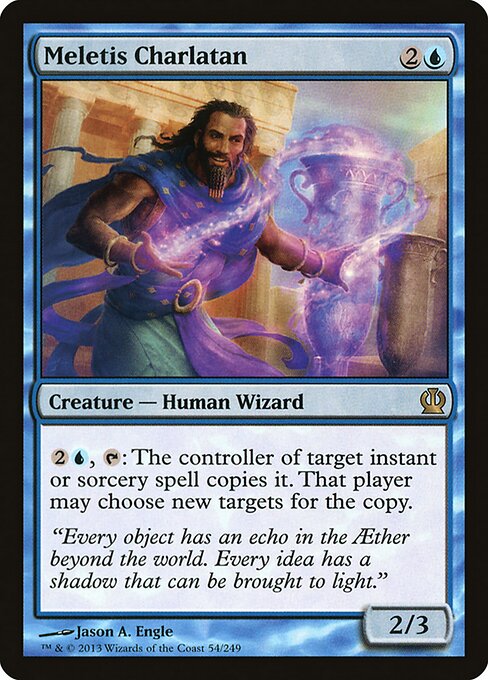 Meletis Charlatan Theros Magic: The Gathering card image