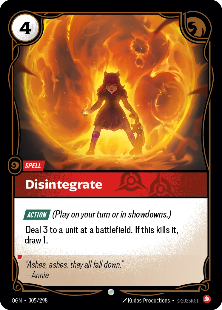 Disintegrate Riftbound card image