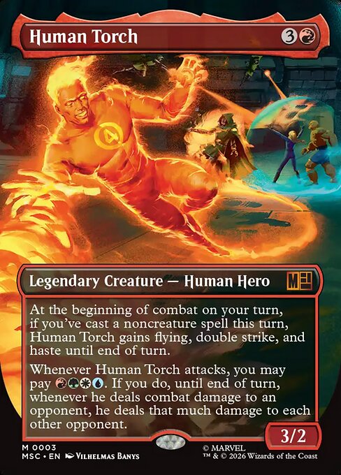 Human Torch - Marvel Super Heroes Commander #3