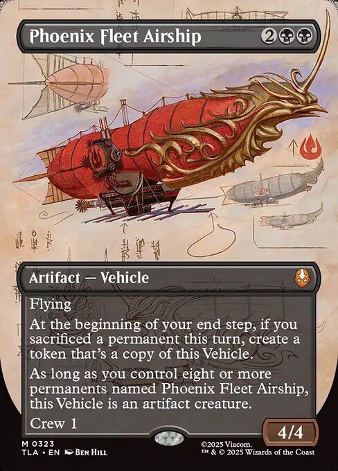 Phoenix Fleet Airship - Avatar: The Last Airbender #323