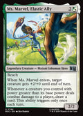 Ms. Marvel, Elastic Ally Marvel Super Heroes Commander Magic: The Gathering card image