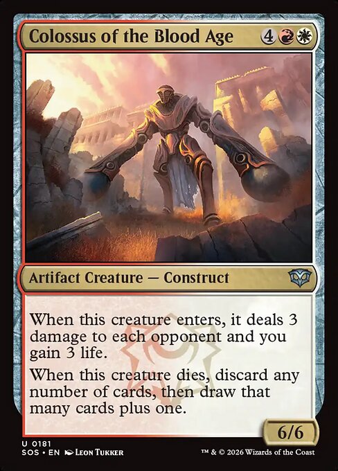 Colossus of the Blood Age - Secrets of Strixhaven #181 Magic: The Gathering card image