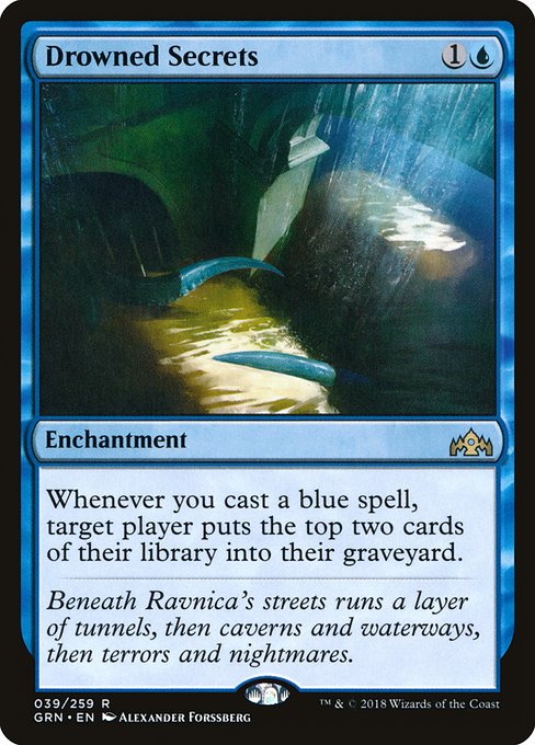 Drowned Secrets - Guilds of Ravnica #39 Magic: The Gathering card image